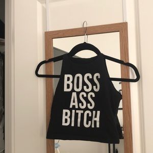 Boss Ass crop top